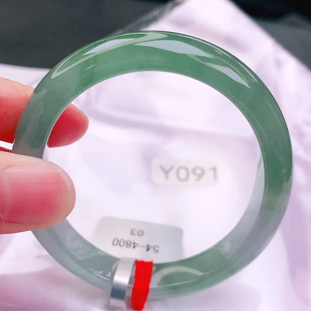 翡翠未镶嵌手镯缅甸天然a货翡翠手镯