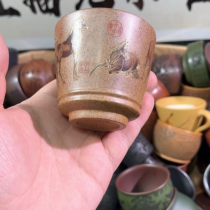 茶杯紫砂全手工紫砂主人杯