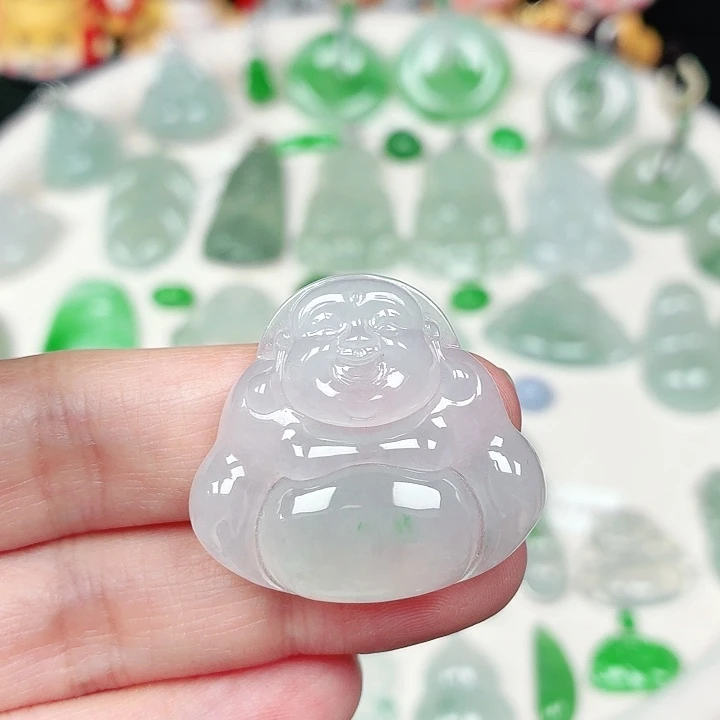 颈饰未镶嵌翡翠缅甸天然A货翡翠