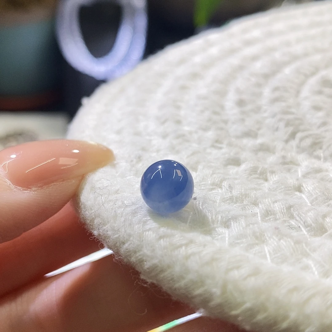 翡翠未镶嵌挂件卡7.8蓝莓