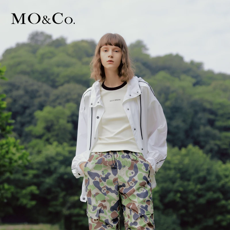 【UPF40+防晒服】MOCO春季运动休闲夹克外套MBD1JKTT09