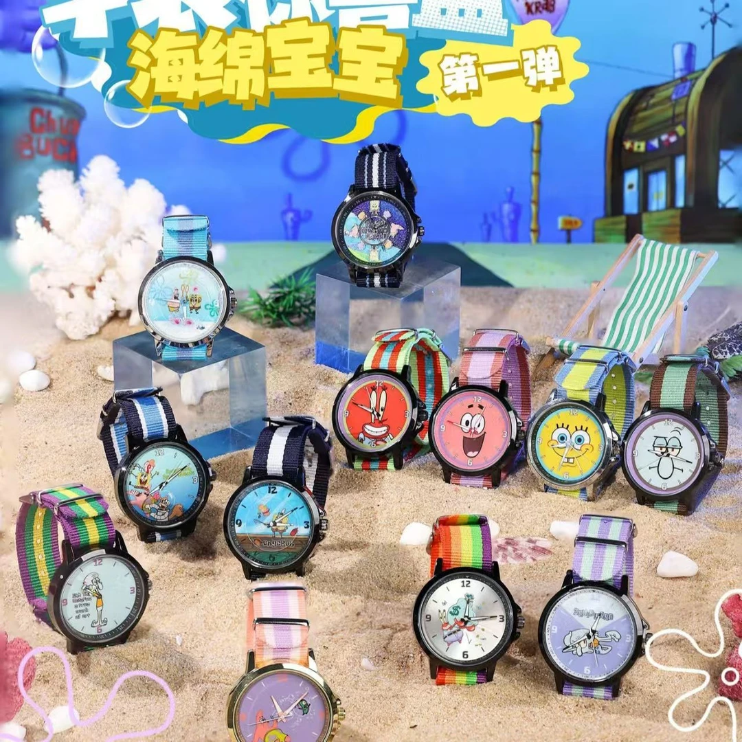 海绵宝宝手表惊喜盒第一弹青壹坊GOODS联名动漫周边可爱