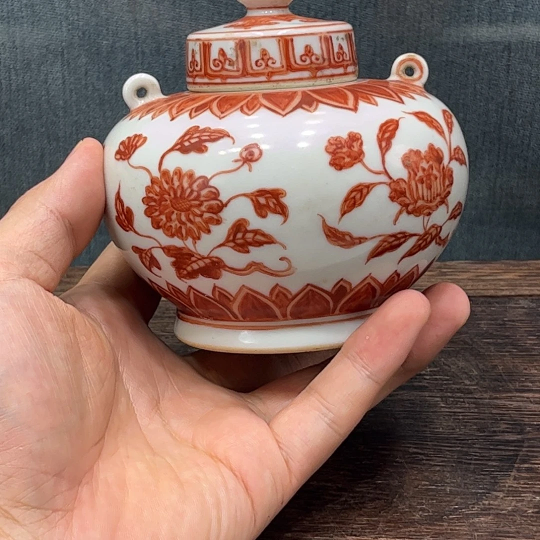 五***海摆件瓷器工艺品摆件帆红