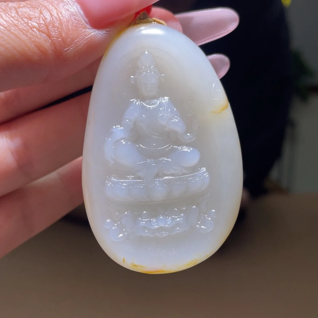 和田玉未镶嵌颈饰D2