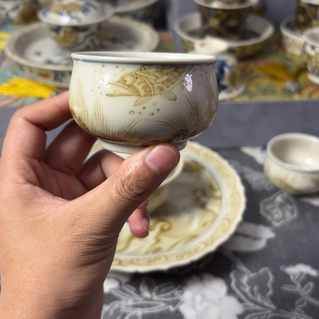 摆件景德镇手绘茶器
