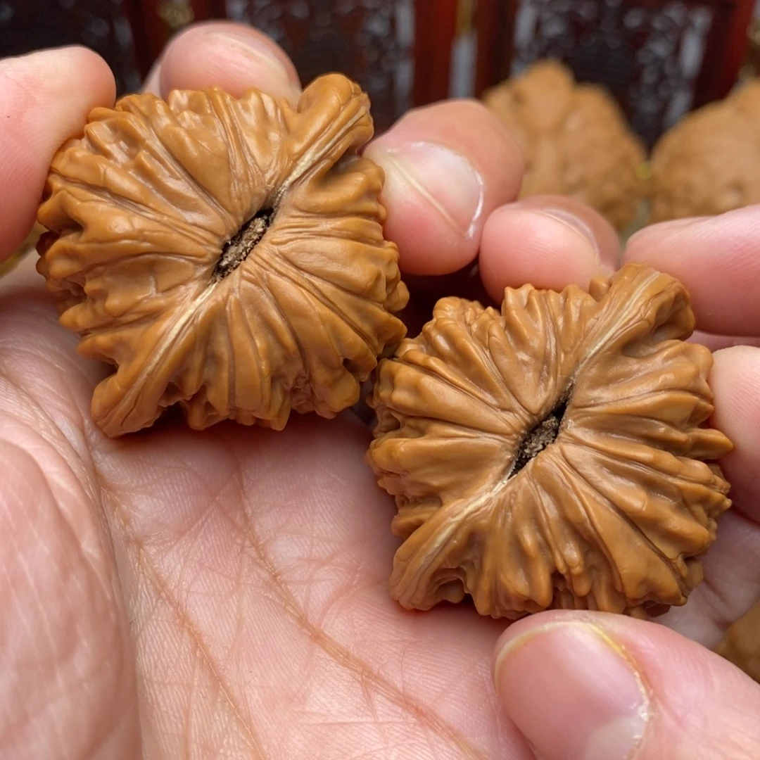 文玩核桃把件全品四座楼41尺