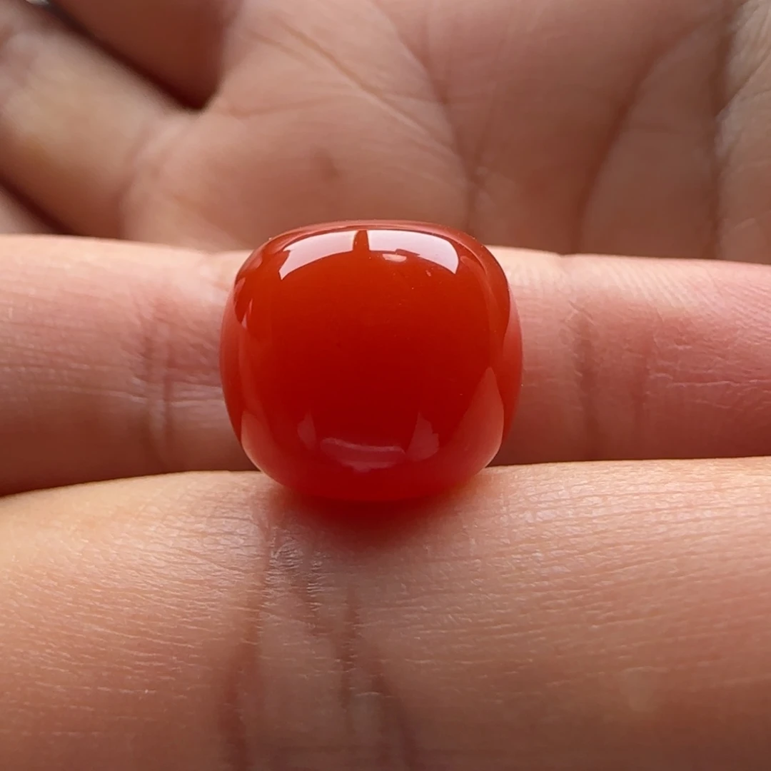 南红玛瑙未镶嵌老型13.6x12.2