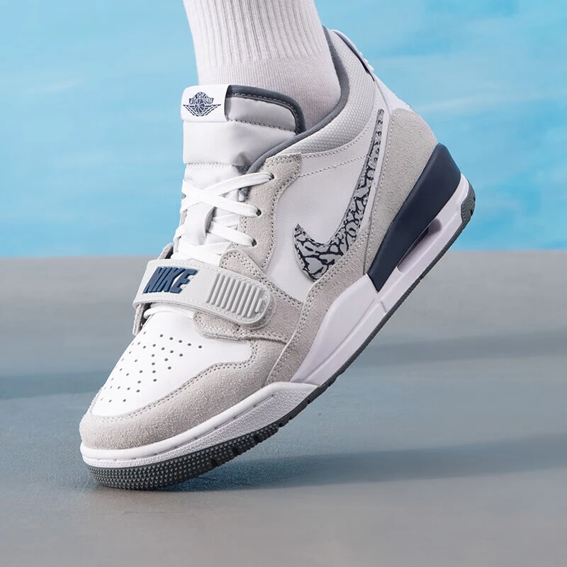 耐克NIKE男鞋JORDAN LEGACY篮球鞋AJ312低帮休闲运动鞋CD7069-124