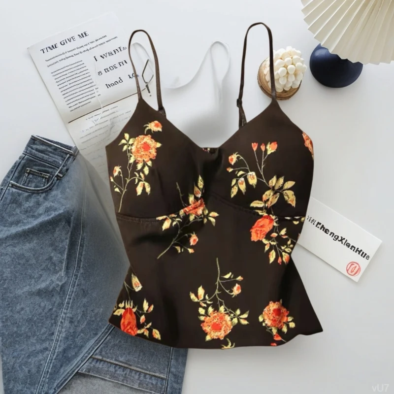 修身夏季无袖吊带背心显瘦外穿上衣ins女一体式内搭打底美背文胸