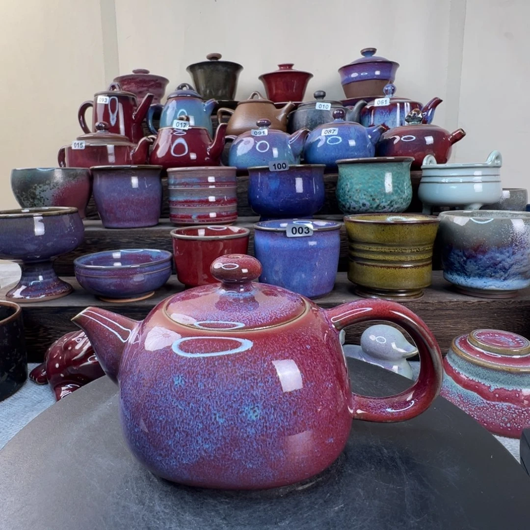 中原原矿原胎茶壶一把满容200ml