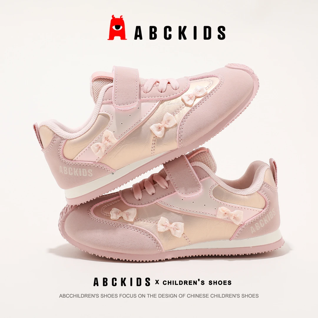 abckids童鞋儿童鞋子2025秋季新款超轻软底运动鞋防滑女童休闲鞋