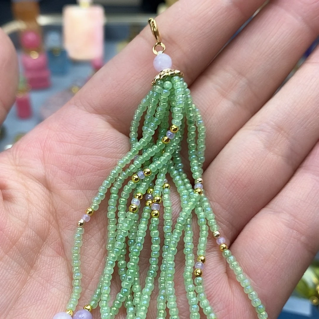 查罗石颈饰合金天然