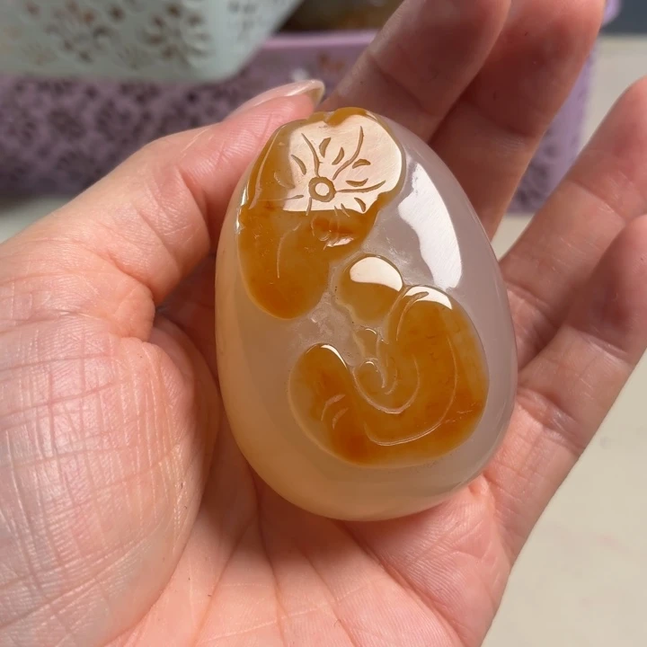 玛瑙/玉髓未镶嵌吊坠(不含链)