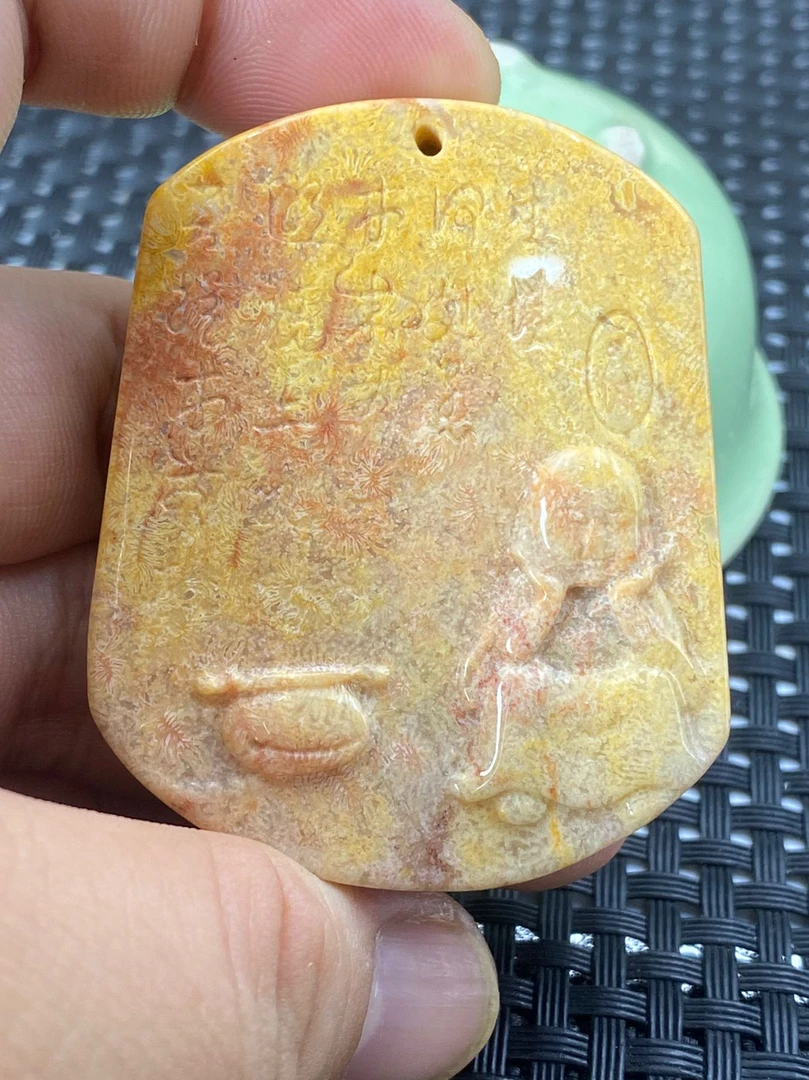 玉中花纯天然小和尚