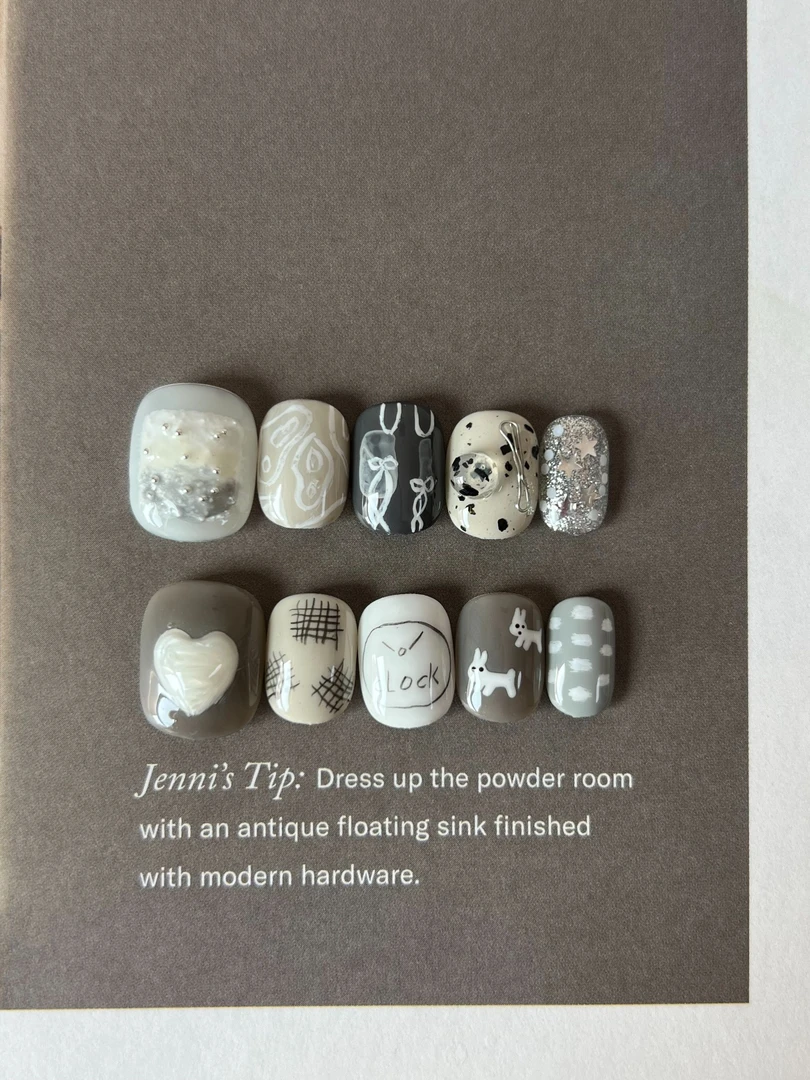 【芭蕾小兔】Melody纯手工穿戴甲