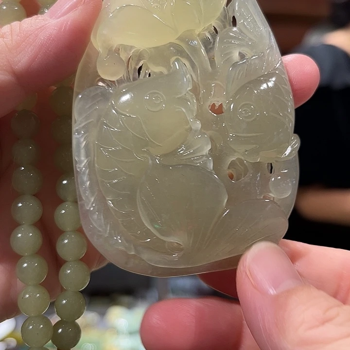 未镶嵌岫玉毛衣链