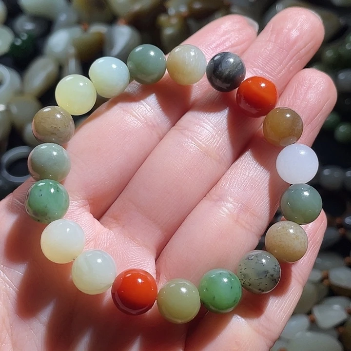 未镶嵌手链和田玉立****辉