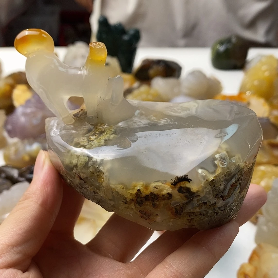 玛瑙/玉髓未镶嵌颈饰