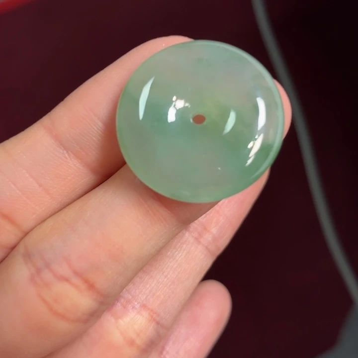 翡翠未镶嵌颈饰翡翠天然A货平安扣