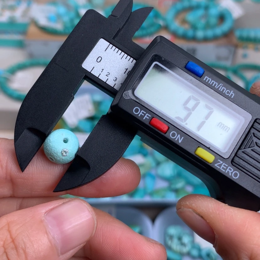 【闪购商品】绿松石未镶嵌星球珠