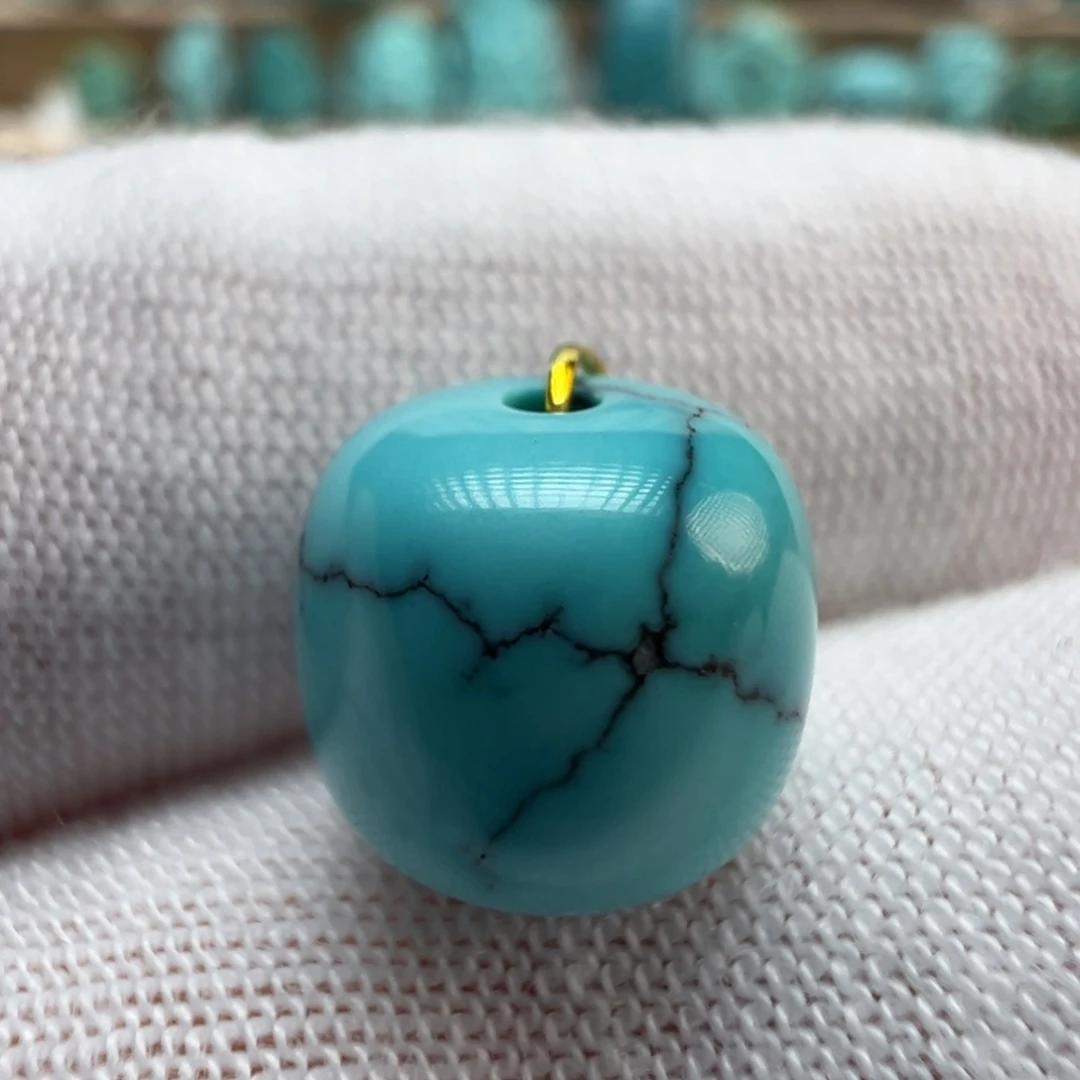 绿松石未镶嵌配饰9.8*8.9