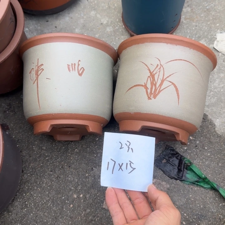 紫砂花盆特价商品