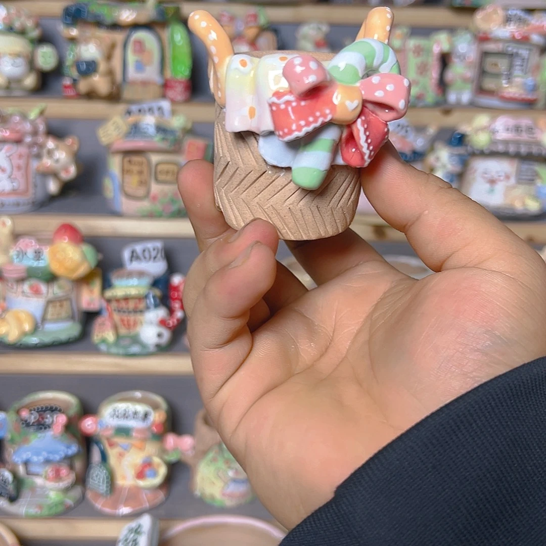 土***条老请假的手工多肉花盆