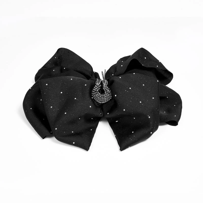 G47明上源碎钻飘叶蝴蝶高端时尚百搭小抓夹