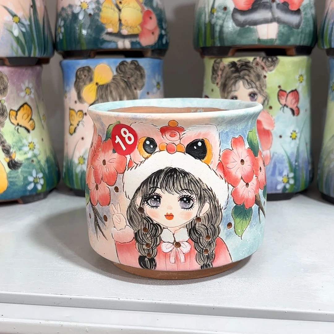 紫砂花盆手工花盆默认微瑕11/11