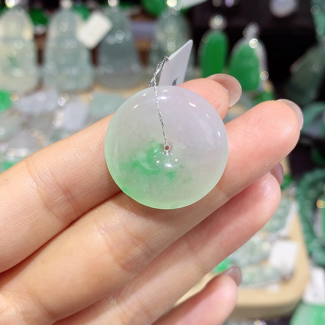 颈饰未镶嵌翡翠扣子