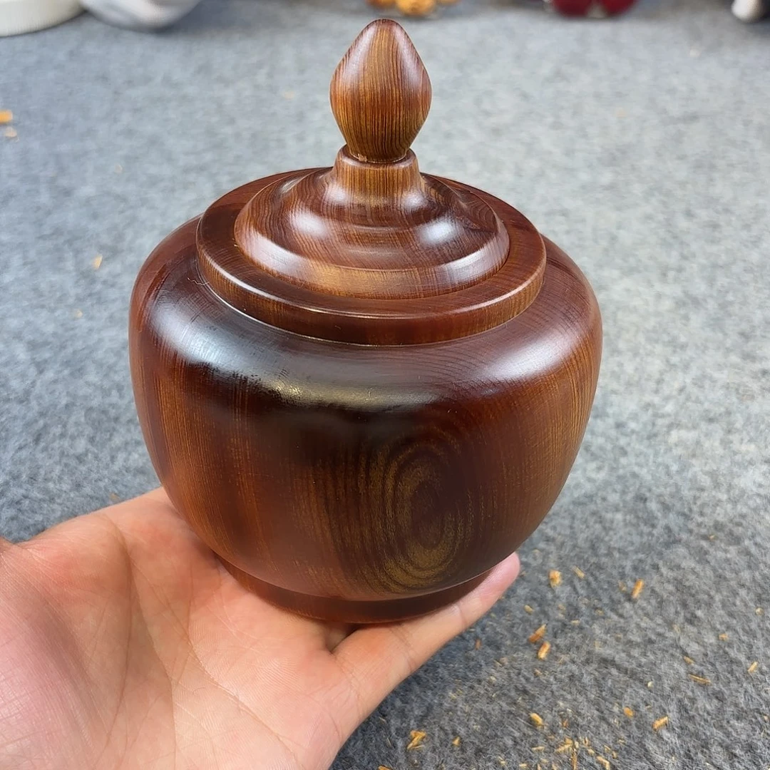 崖柏太行崖柏精品茶叶罐黑糖料