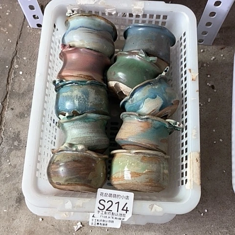 紫砂花盆214微瑕品咯口径5.5左右