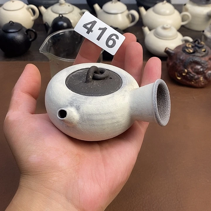 416新品紫砂甜甜圈壶开片