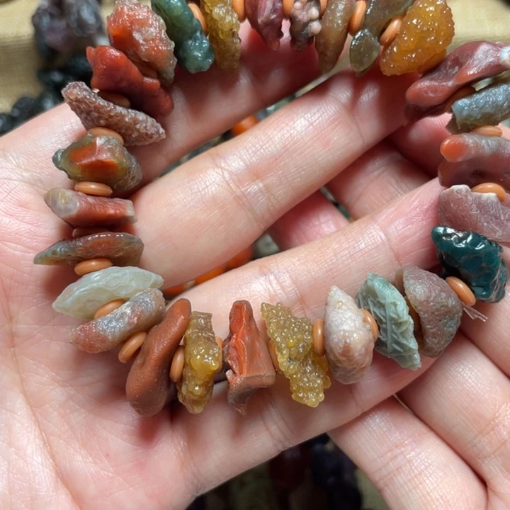 玛瑙/玉髓合金手链