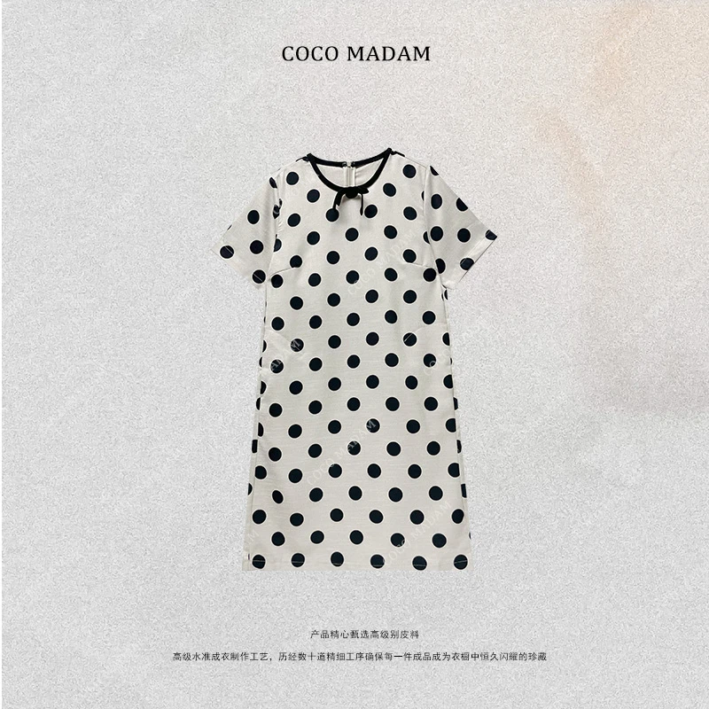 NIUNIU ·T-589 夏季新品波点显瘦连衣裙