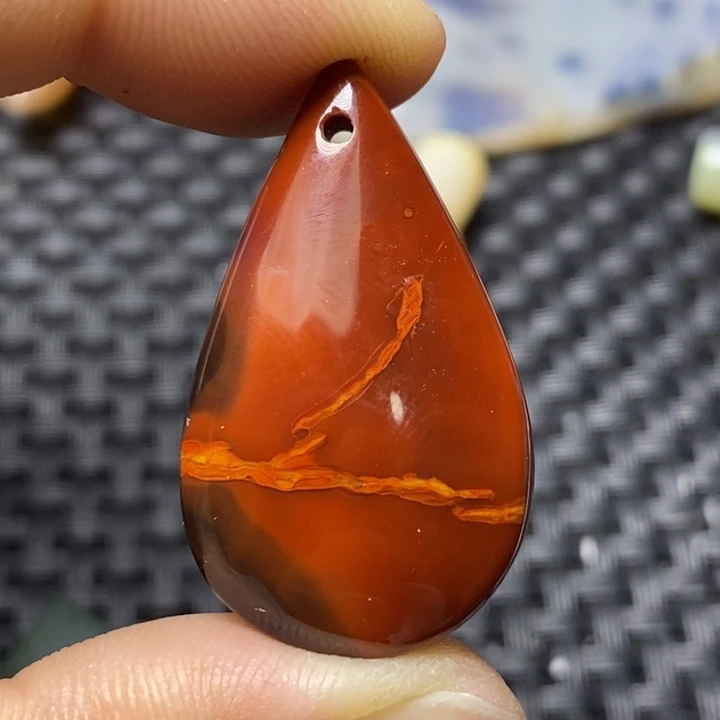 玛瑙/玉髓颈饰未镶嵌棋**智