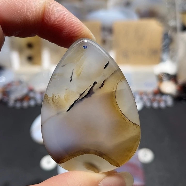 玛瑙/玉髓未镶嵌吊坠(不含链)