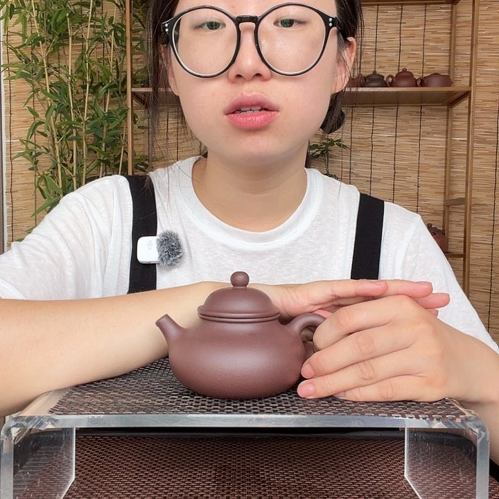 紫砂茶壶原矿湖父底槽清容天紫砂壶微瑕没礼盒200CC