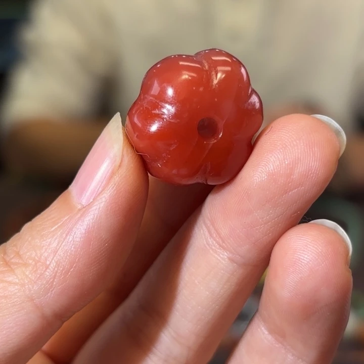 南红玛瑙未镶嵌颈饰