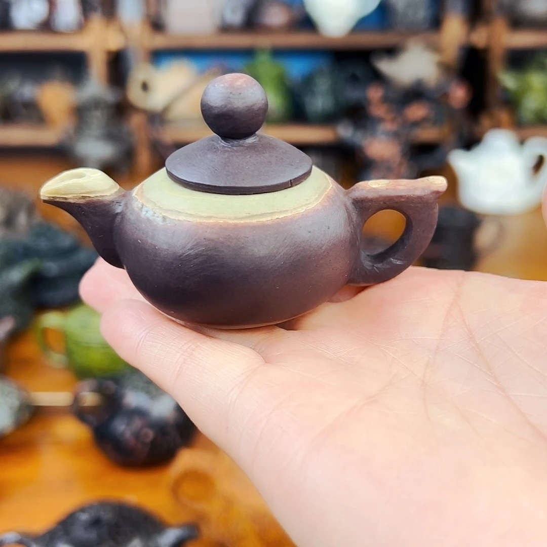 福利茶空间天然原石紫袍玉