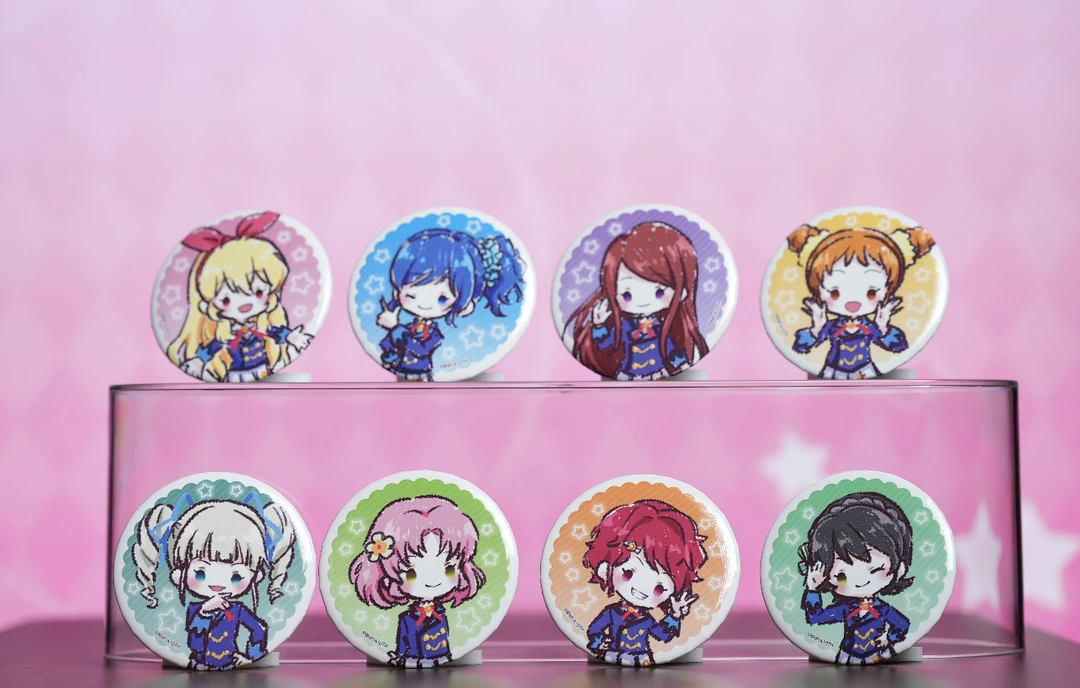 偶像活动豆豆眼吧唧 徽章