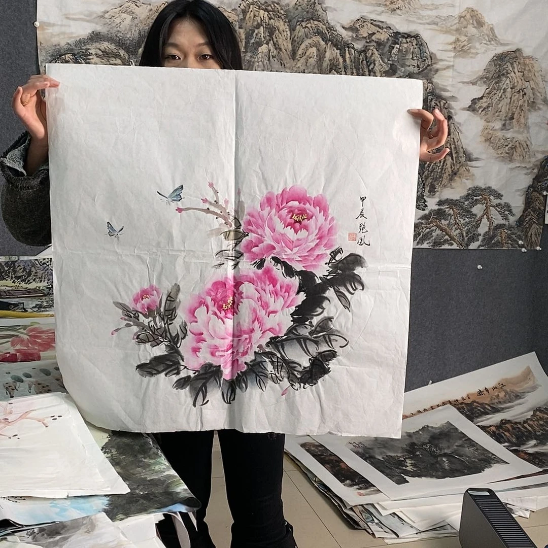 国画手写手绘国画作品98