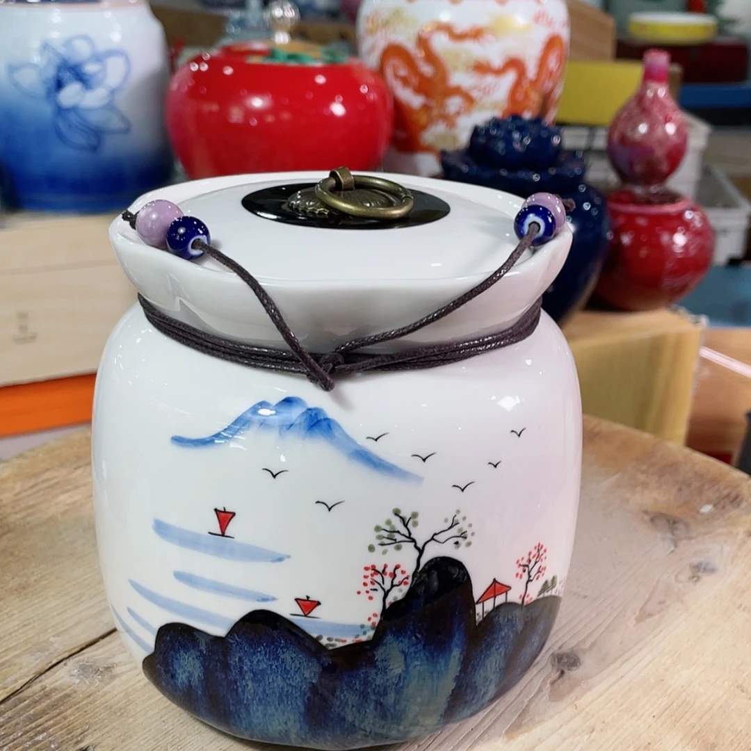 【闪购商品】罐陶瓷茶叶罐密封罐
