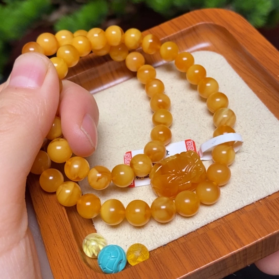 【闪购商品】手链蜜蜡未镶嵌手串定制