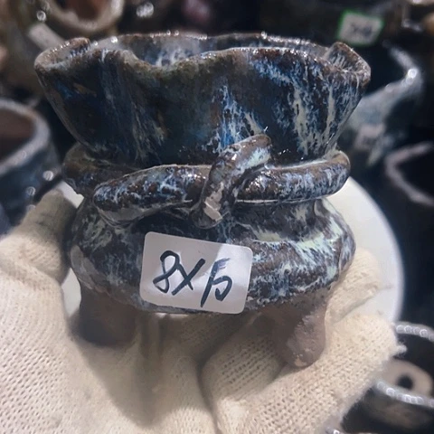 粗陶花盆手工花盆