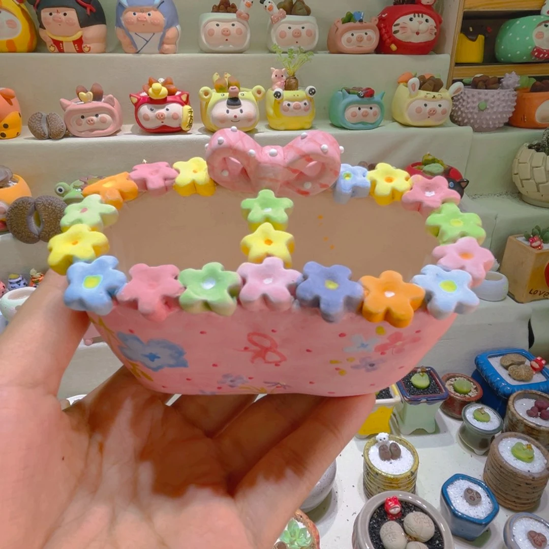 088纯手工制作重工盆盆
