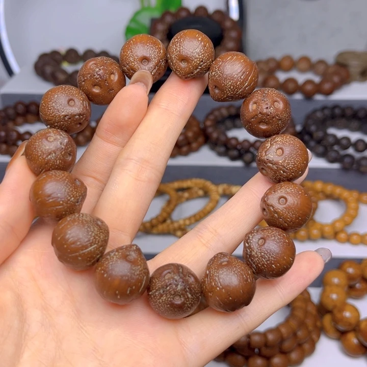 手串紫金鼠原皮正圆巴西籽嘎嘎油