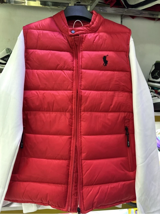 休闲时尚薄棉棉马甲男女同款