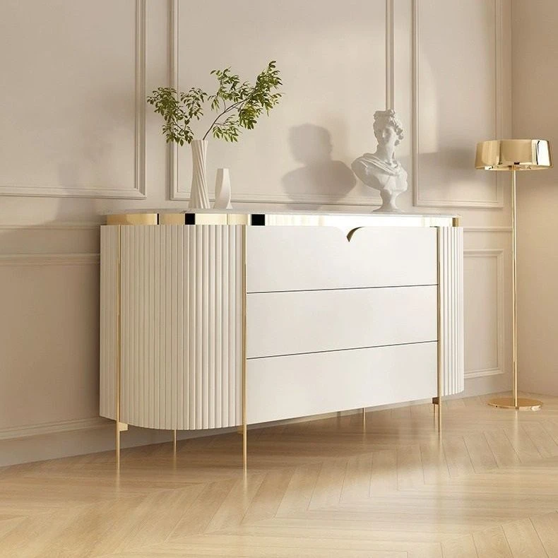 【大储物空间】意式轻奢玄关柜客厅装饰柜轻奢餐边柜高档北欧卧室六