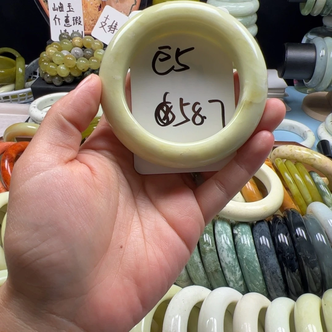 蛇纹石玉合金手镯